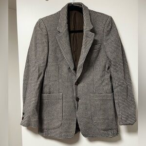 Wrangler Black and Wool White Houndstooth Blazer